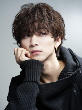 リップス 川崎(LIPPS) 波巻きスパイラルメンズヘアマッシュツイストパーマウルフカット