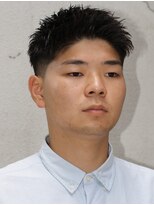 グラッシー(GLASSY)&nbsp;テーパーフェード/ツイストピンパーマ/スパイキーショート＃