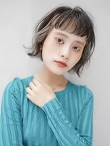 ギークス(GEEKS) 【GEEKS渋谷】オン眉ボブ/アンブレラカラー/初ブリーチ/冬カラー