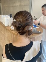 キーチェ 梅田中崎町(keych)&nbsp;毛流れレイヤーカット/ミディアム/髪質改善/縮毛矯正