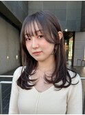 レイヤー／顔周りカット／ロング