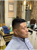 アイロンパーマ×スキンフェード
