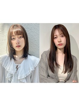 髪質やクセを見極めたカットで、扱いやすいスタイルに♪伸ばしかけの方も、ロングでもオシャレに決まる！
