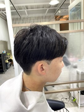 王道爽やか刈り上げマッシュ