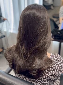 ソヨン 栄店(SOYON) 似合わせカット/イメチェン/ダークグレー/脱白髪染め/前髪