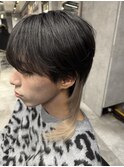 メンズエクステ.ウルフ.マッシュウルフ.中性ウルフ、10代、20代