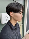 メンズヘア/ハンサムショート/センターパート/ビジネススタイル