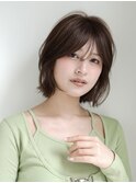 レイヤーボブ/チョコレートカラー/ヘアマゼラン