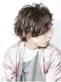ニュアンスパーマ/ニュアンスウルフ/ダウンバング[早稲田/men's]
