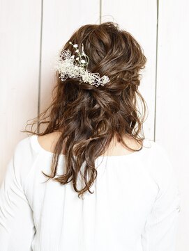 アース 平塚店(HAIR & MAKE EARTH) ゆる編み下ろしハーフアップ【EARTH平塚】