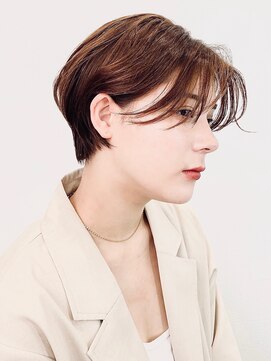 エムスラッシュ みなとみらい馬車道店(M SLASH) M.SLASH馬車道/センターパート/暖色系カラー/切りっぱなしz1