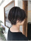 柔らかいショートボブ