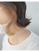 カプア 仙台駅前店(Kapua)&nbsp;20代30代大人かわいいイヤリングカラー外ハネボブ立体感