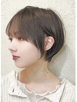 アマトウキョウ 表参道(AMA TOKYO)&nbsp;似合わせカット　横顔美人　くせ毛ショート　大場猛