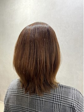 アヴァンセ(Avancer) ミディアムの長さでくびれボブ/カット/ボブ/ヘッドスパ