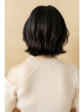 カバーヘア ブリス 志木南口駅前店(COVER HAIR bliss) ■シースルーバング黒髪外ハネボブウルフ411志木20代30代40代