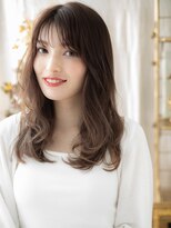 カバーヘア ブリス 北浦和(COVER HAIR bliss)&nbsp;外国人風オンブレシースルーバングこなれヘアa北浦和