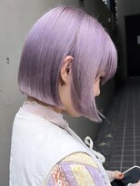 ソル オモテサンドウ 表参道 青山(SOL . OMOTESANDO)&nbsp;ダブルカラーピンクベージュベージュカラーケアブリーチミニボブ