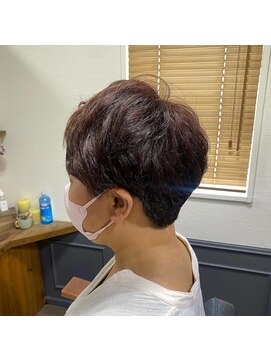 カミケン 清明店(kamiken.) 大人くせ毛ベリーショート美シルエット束感【カミケン清明店】
