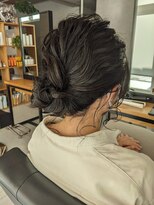 テラスプラス(テラス+)&nbsp;結婚式　ミディアム　お呼ばれ　シニヨン