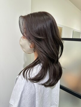 ネモネ バイ ミリー 梅田茶屋町(nemone by milly) シルキーベージュ美髪似合わせロングレイヤースタイル【梅田】