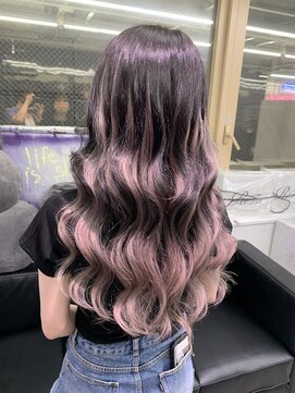 グロウ 渋谷(grow) プルエクステでつくるバレイヤージュスタイル