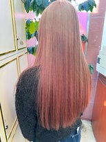 エイムコーゾー美容室(AiM KOZO)&nbsp;【オシャレなグラデーション】ピンクベージュ