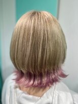 マティーナ ヘアー 池袋(Matina hair)&nbsp;【ミルクティー×バイオレットピンク】20代30代40代50代