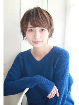 シュシュット(chouchoute) レイヤーカットウェットヘアデザインカラーオリーブベージュ/126