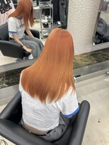 ペレ 栄店(PELE) デザインカラー/レイヤーカット/ウェットヘア/オリーブベージュ