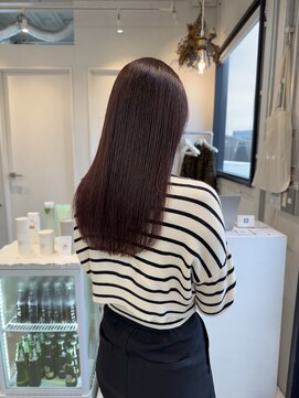 ロカ 表参道(loka) ワインレッド/イメチェン[表参道/ブリーチ/ハイライト]Mai