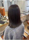 透明感オリーブグレージュ切りっぱなしロブ横浜【成田】
