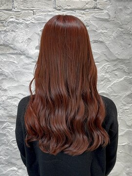 ラ ミューズ ヘアー(La mju:z hair) ブリーチなしで可愛く!!スカーレッド(a)