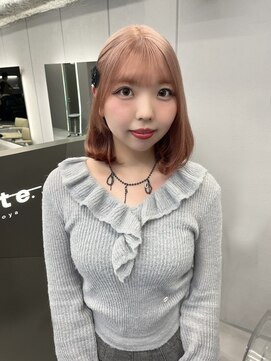 ロテ 名古屋 名駅店(Lote.) イメチェン/ホワイトブロンド/外ハネボブ/美髪/名駅