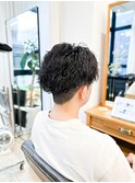 【メンズ★大名】ツイストスパイラルパーマ×センターパート