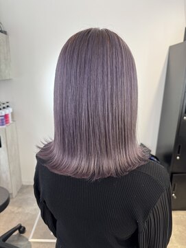 ホープ(hope) 顔周りカット×ラベンダーカラー【大阪｜梅田】