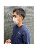 刈り上げアップバング
