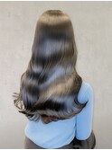 20代30代髪質改善カラーアッシュ艶感透け感