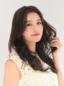 アース 二俣川店(HAIR&MAKE EARTH) 二俣川_レディース_ロング_コテ巻き_ナチュラル_地毛風カラー
