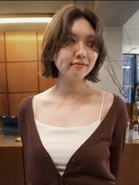 ベージュカラー/ブリーチなしダブルカラー/赤 み消し/渋谷/原宿