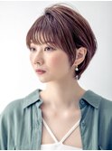 くびれヘア/アプリコットオレンジ/夏のヘアアレンジ/荻窪