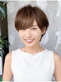 ショートヘア/分け目なし/イメチェン/30代40代50代60代/表参道