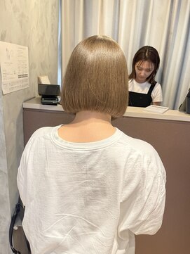 エス 大阪梅田店(es) ボブ×髪質改善縮毛矯正