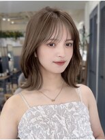 コート 表参道(Cote)&nbsp;美髪大人内巻きボブまとまるボブグレージュオリーブグレージュ