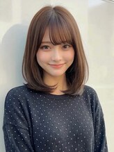 ガレリアエレガンテ 名駅店(GALLARIA Elegante)&nbsp;ミディアムレイヤー/髪質改善/縮毛矯正/ミントカラー