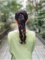 デコラ DECOR&nbsp;ブラックリボン編みおろし