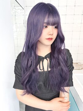 フウ(fuh) ラベンダー/ラベンダーカラー/パープル/寒色カラー/ブリーチ