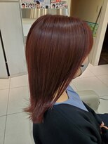 アール 滝ノ水店(#arl) ストレートヘアピンクレッド