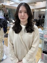 オブヘアージユウガオカ(Of HAIR Jiyugaoka)&nbsp;乾かすだけで巻き髪に◎デジタルパーマ