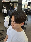 曲がる縮毛矯正センターパート